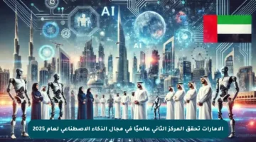 الإمارات تحقق المركز الثاني عالميًا في مجال الذكاء الاصطناعي لعام 2025